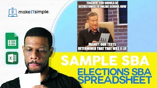 CSEC IT SBA Trinbarjam | Spreadsheet | Sample SBA Full Solution