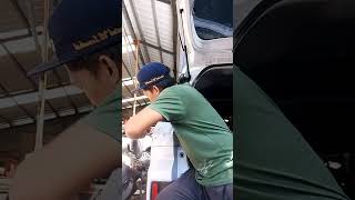 #Mitsubishi Xpander rear fender Damage repair #carrepair #follow #restoration #everyone #highlights