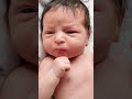 cool and calm beautiful newborn baby