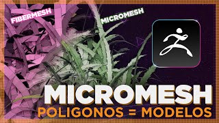 Micromesh, trocando poligonos por modelos | ZBrush Tutorial #043