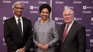 NYU Stern's "In Conversation with Lord Mervyn King" Series Presents Indra Nooyi
