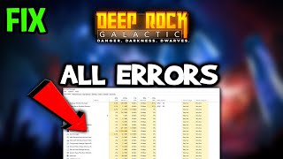Deep Rock Galactic – How to Fix All Errors – Complete Tutorial