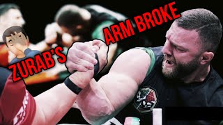 INITIAL THOUGHTS ON ZURAB’s ARM BREAK