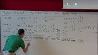 Ronald de Wolf - Lecture 1 - Introduction to Quantum Computing
