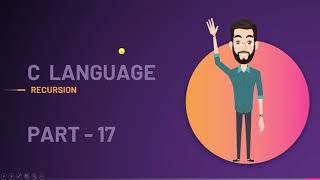 Recursion Function In C : C Tutorial In Hindi #17