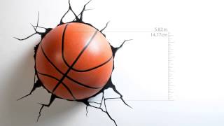 3D FX Deco Lights Sports Basketball Promotional Video