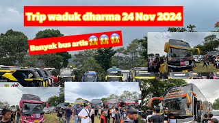 PART 1 KESERUAN TRIP WADUK DARMA KUNINGAN BUS ARTIS BERKUMPUL SEMUA DI TRIP KALI INI‼️ #telolet