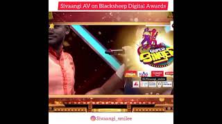 Shivangi AV on black sheep Digital Awards😍😍😍😍