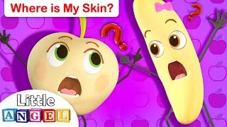 Where is my Skin? Apples and Bananas, No No, We Are the Princesses| Kid Songs by Little Angel