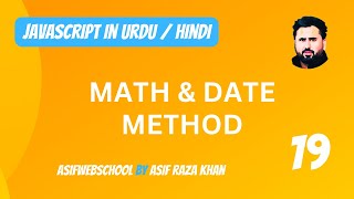 19 JavaScript Math and Date Method in Urdu/Hindi