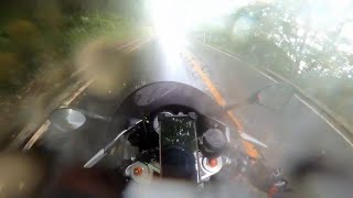 【BMW S1000RR KTM 1290 superduke R】winding#7 wet okutama 奥多摩周遊道路 ウエット