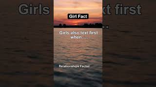 Girls also text first when...😱 #shorts #psychologyfacts