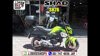 MSX 125SF ติดกล่อง🌈 SHAD SH26 น่ารักกำลังดี ร้าน JJ BIKE SHOP