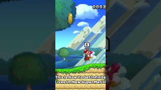 This Is The Easiest Way To Get INFINITE Lives On New Super Mario Bros U Deluxe! #shorts