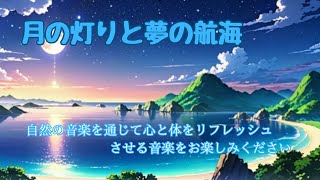 「月の灯りと夢の航海」自然の音楽を通じて心と体をリフレッシュさせる音楽をお楽しみください #Lofi #睡眠