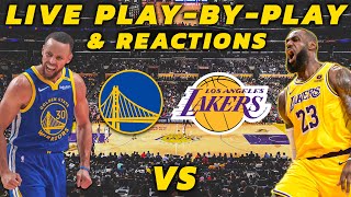 Golden State Warriors vs Los Angeles Lakers | Live Play-By-Play \u0026 Reactions