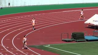 2014年　愛知県高校新人陸上 女子4X400mR 予選4組