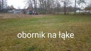 obornik na łąkę MF 3080 rozrzutnik