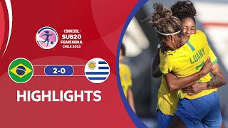 CONMEBOL Sub20 FEM 2022 | Brasil 2-0 Uruguay | HIGHLIGHTS