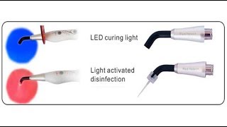 2 In 1, Blue Light:Dental LED Curing Light, Red Light: Activated Disinfection Root Canal Treatment