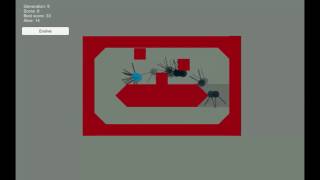 Genetic evolution for obstacle avoidance