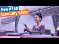 SINGAPORE Airlines NEW A350 ECONOMY Class: SQ279 Singapore to Adelaide