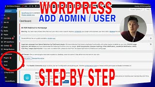 ✅ How To Add Admin User To WordPress 🔴