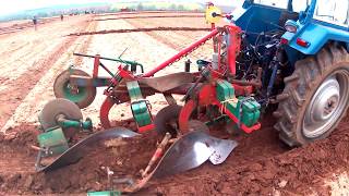 1972 Leyland 253 2.5 Litre 3-Cyl Diesel Tractor (47HP) With Kverneland Plough