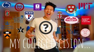 my college decision...