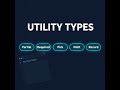 TypeScript Utility Types Explained: Partial, Pick, Omit & More