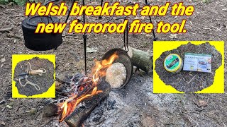 Cooking a Welsh breakfast