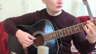 Игра на гитаре fingerstyle guitar (original) Риф Яруллин