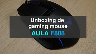 Unboxing gaming mouse Aula F808