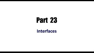 Java Programming Beginner Tutorials Part 23: Interfaces