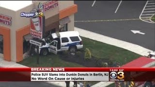 Police Car Crashes Into Dunkin’ Donuts In South Jersey