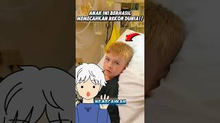 Anak ini berhasil memecahkan rekor dunia !!