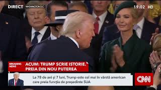 Donald Trump a redevenit președintele SUA, după 4 ani. El a depus jurământul