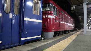 秋田駅 急行「津軽」 回送 到着