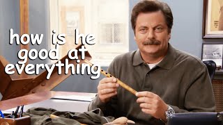 ron swanson being good at everything for 9 minutes 29 seconds | Parks and Recreation | Comedy Bites