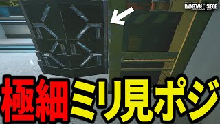 極細ミリ見ポジ！分かっていても抜けない凶悪射線！- R6S