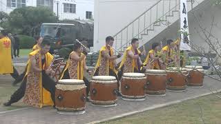 陸上自衛隊・三軒屋駐屯地【創立６３周年記念行事】野外音楽演奏・宇治鳳凰太鼓①