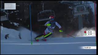 Ski WM 2021: Loic Meillard - 3. Platz - Alpine Kombination Herren Lauf 2: Slalom