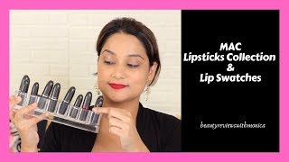 My Top 12 Bullet Lipsticks from M.A.C | M.A.C LIPSTICK SWATCHES IN NATURAL LIGHT