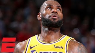 LeBron James leads Lakers to first win vs. Trail Blazers in Portland since 2014 | NBA Highlights