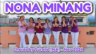 Nona Minang Line Dance // Choreo by Suroto (INA) - Nov 2024 @surotoperisaidiri361