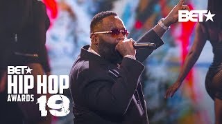Rick Ross & T-Pain Hit Stage To Perform Maybach Music, Boss & More! | Hip Hop Aw
