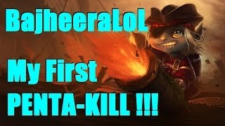 BajheeraLoL - MY FIRST PENTA-KILL (Full Game) - League of Legends w/ Viewers :D