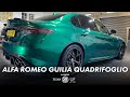 ALFA ROMEO GUILIA QUADRIFOGLIO VERDE MONTREAL KAMIKAZE COLLECTION ISM COAT OFFSET DETAILING