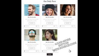 How to create Load-More button with HTML CSS & JavaScript (With Source Code)