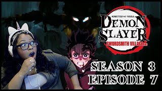 HATRED IS GONNA BE AN AWFUL VILLAIN! DEMON SLAYER S3E7 || FIRST TIME WATCHING!